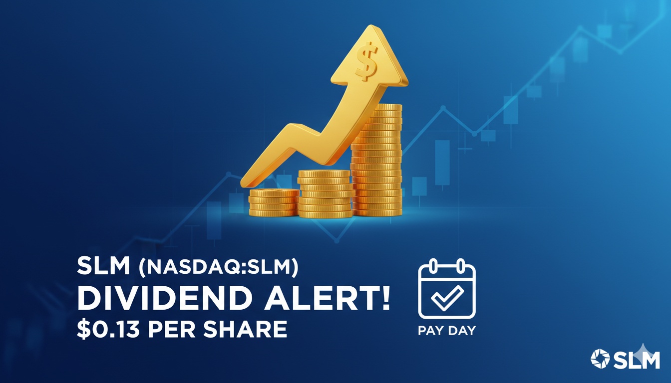 Graph illustrating SLM Corporation's dividend and stock performance