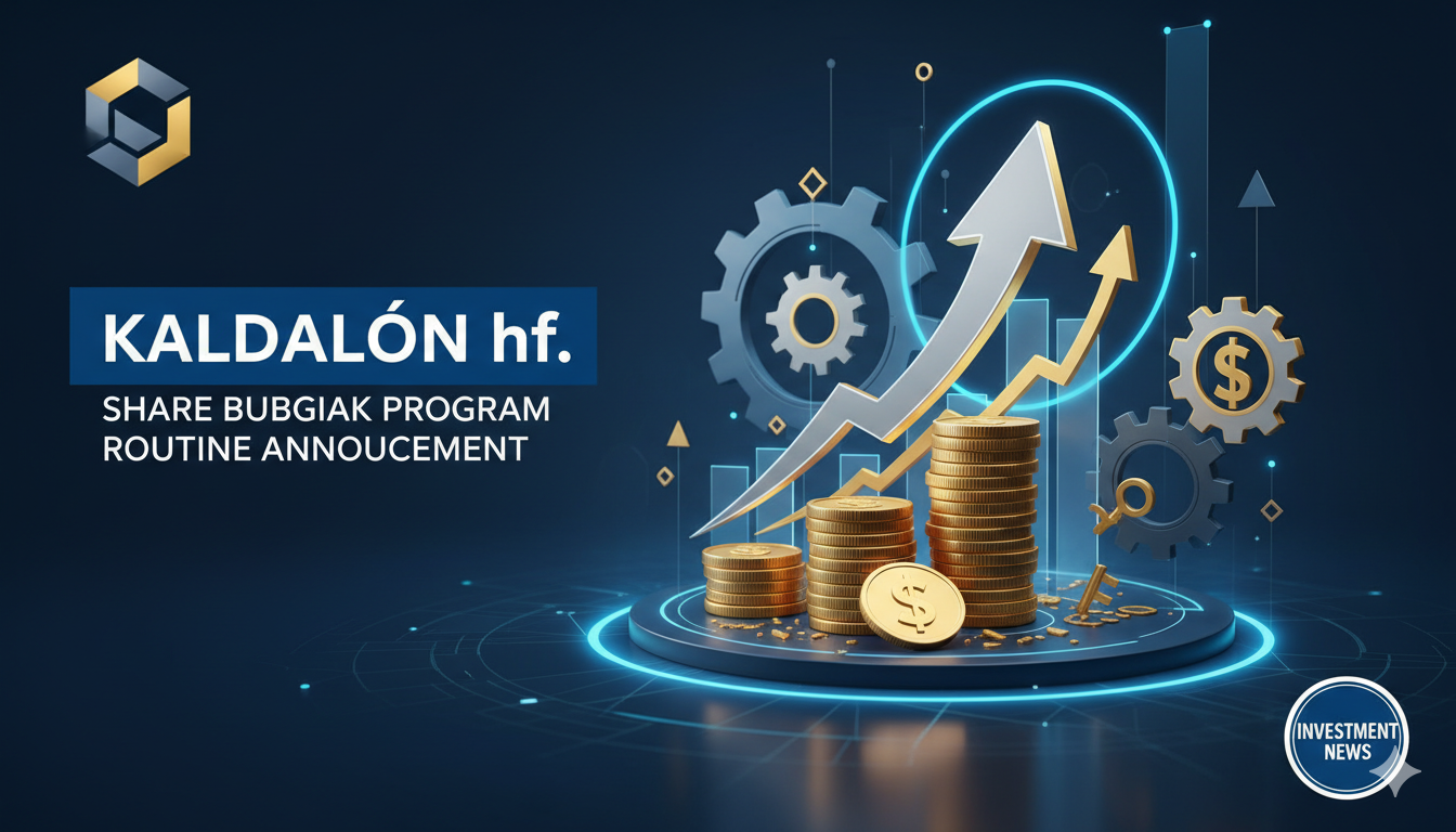 Kaldalón hf. corporate headquarters building in Reykjavik, Iceland, representing real estate investment and share buyback announcement.